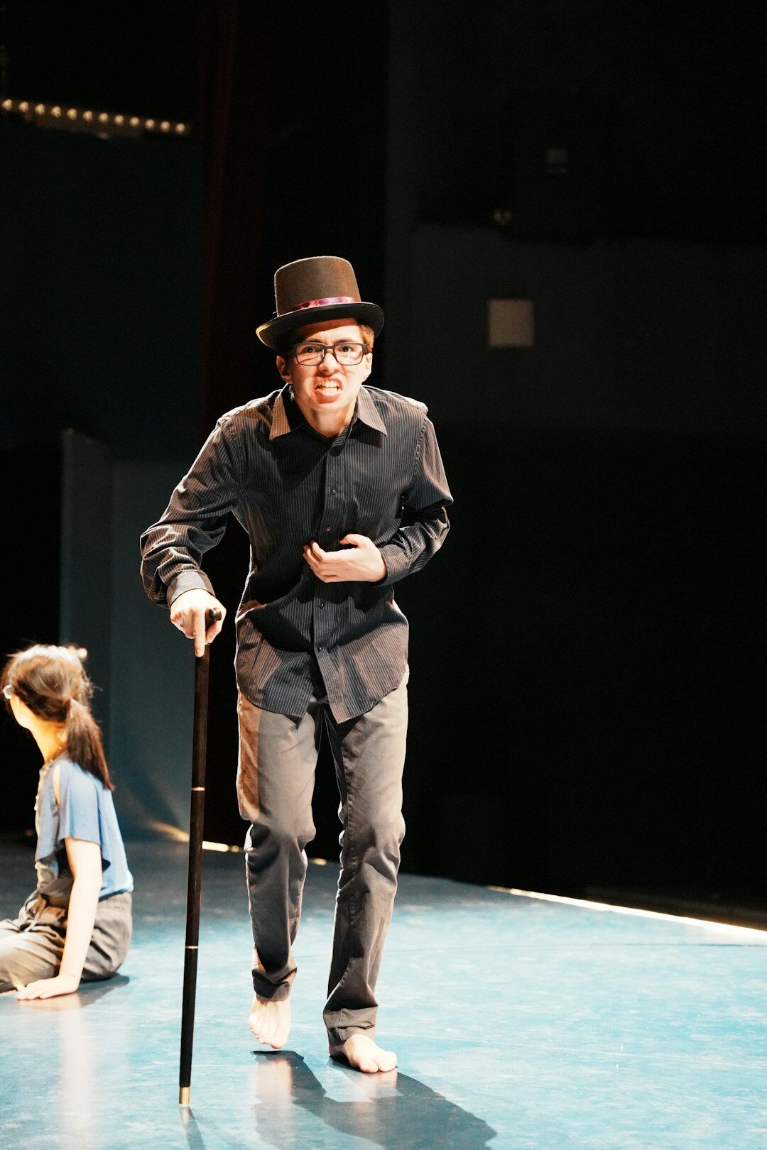 actor on stage